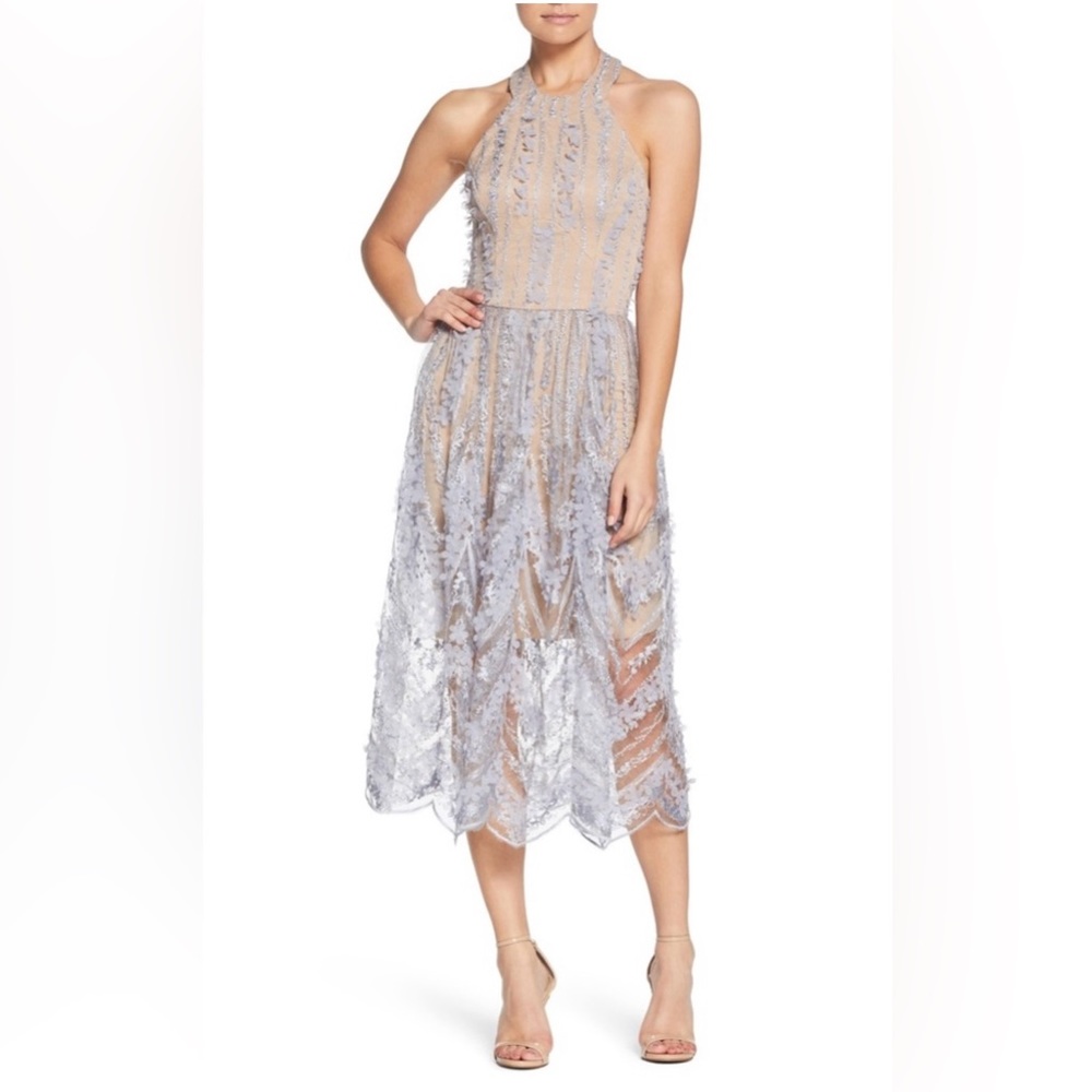 Dress the Population Dress light blue size M new with tags